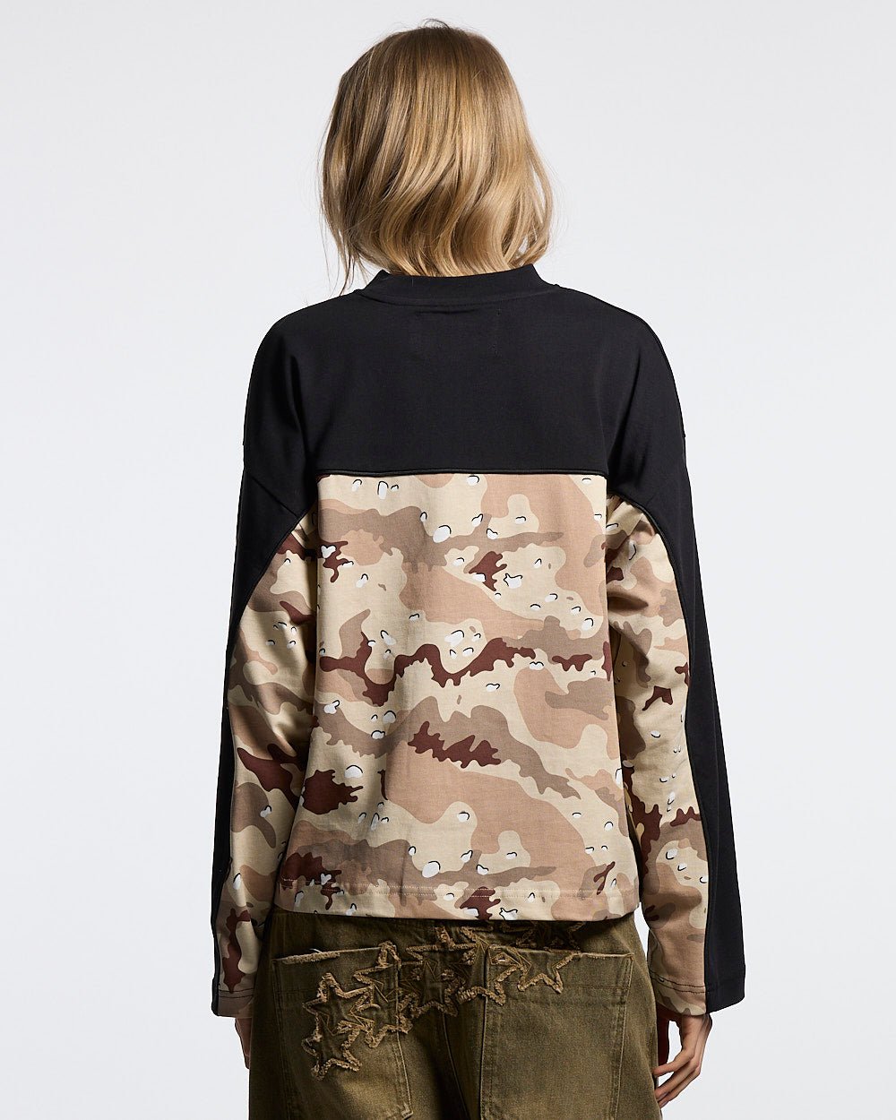 DOUBLE SIDED LONGSLEEVE CAMO - Cold Culture #woman