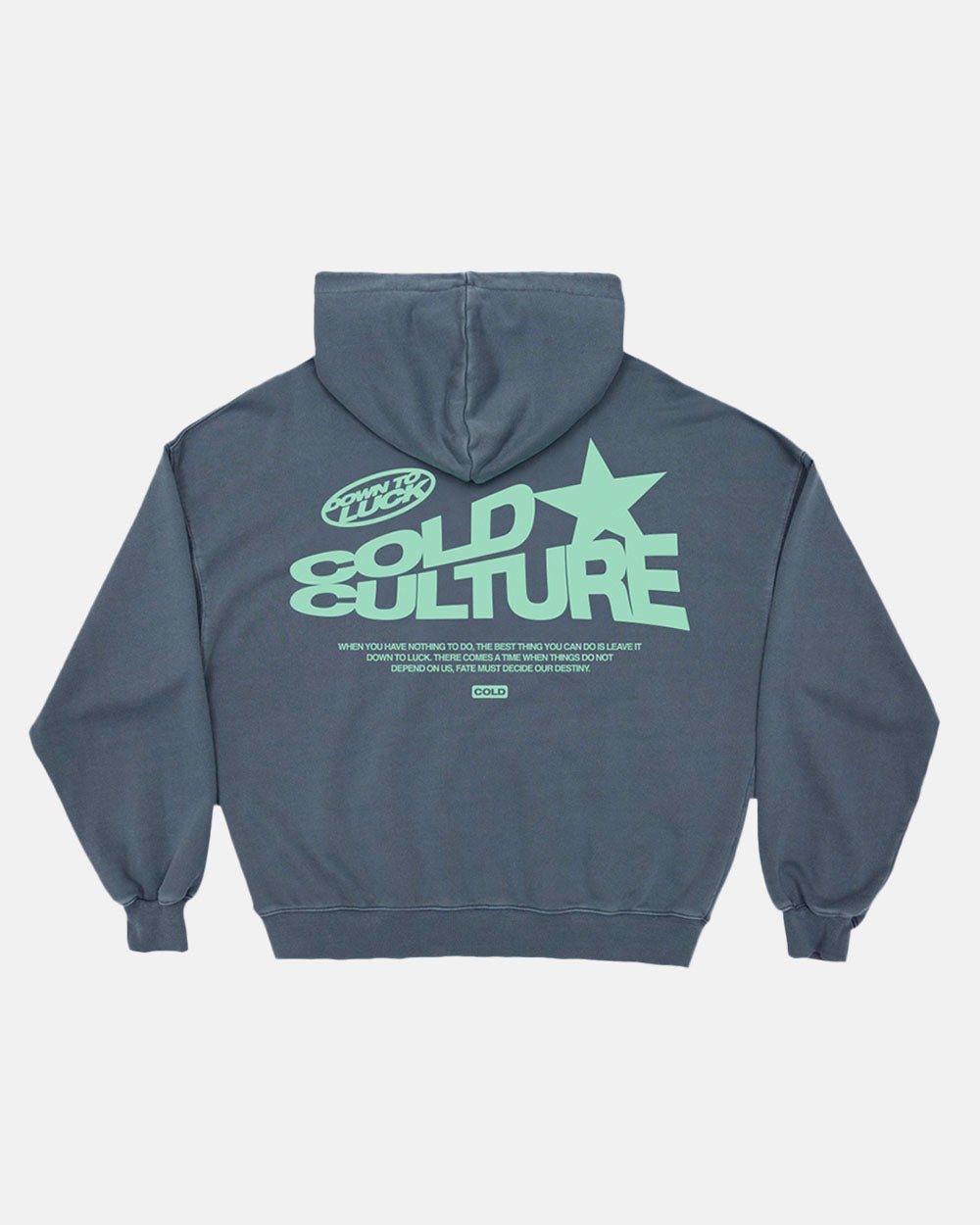 DOWN TO LUCK HOODIE COLD CULTURE™ STREETWEAR CLOTHING BRAND