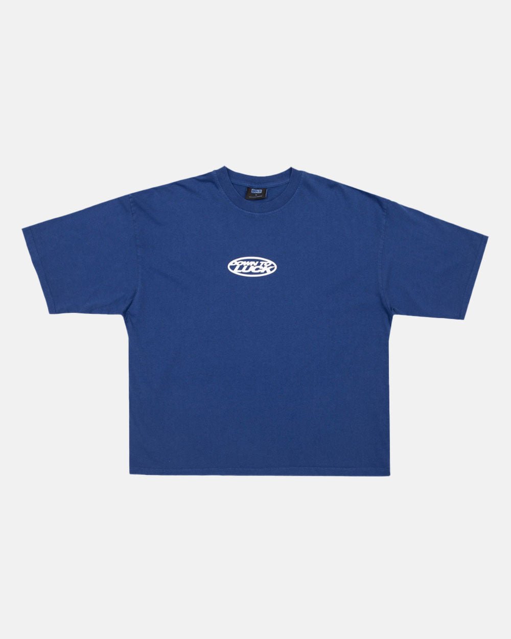 DOWN TO LUCK TEE BRIGHT BLUE - COLD CULTURE