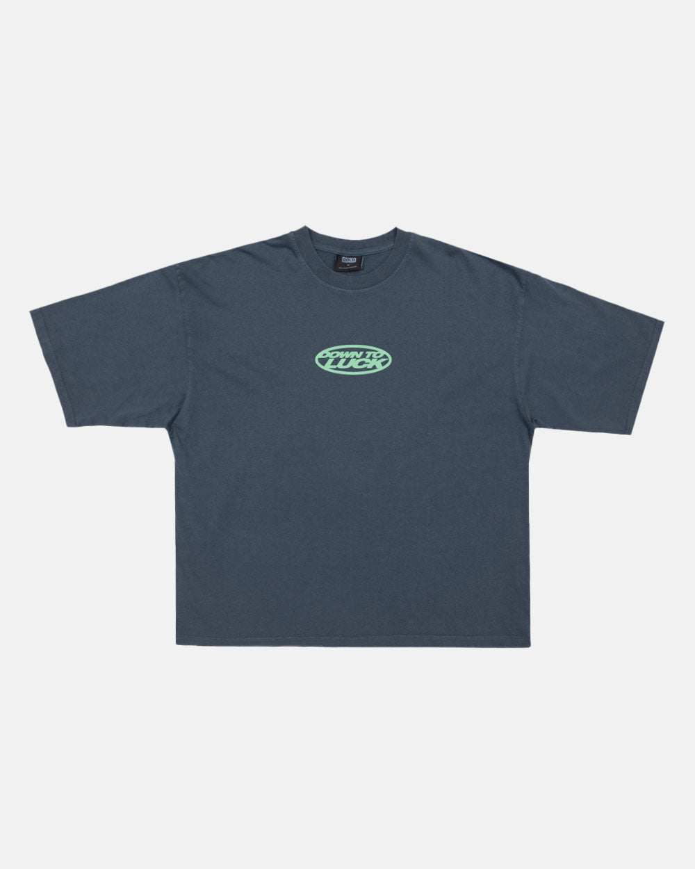 DOWN TO LUCK TEE DARK BLUE - COLD CULTURE