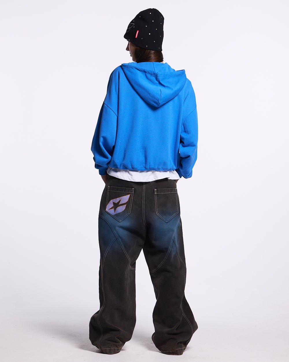 DRIVEN ZIP HOODIE BLUE - COLD CULTURE