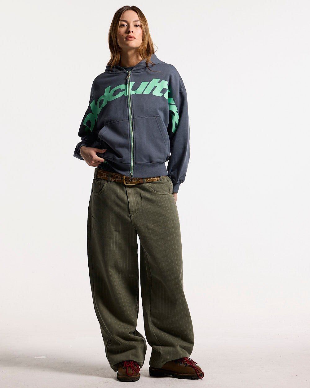 DRIVEN ZIP HOODIE INDIGO BLUE - Cold Culture #woman