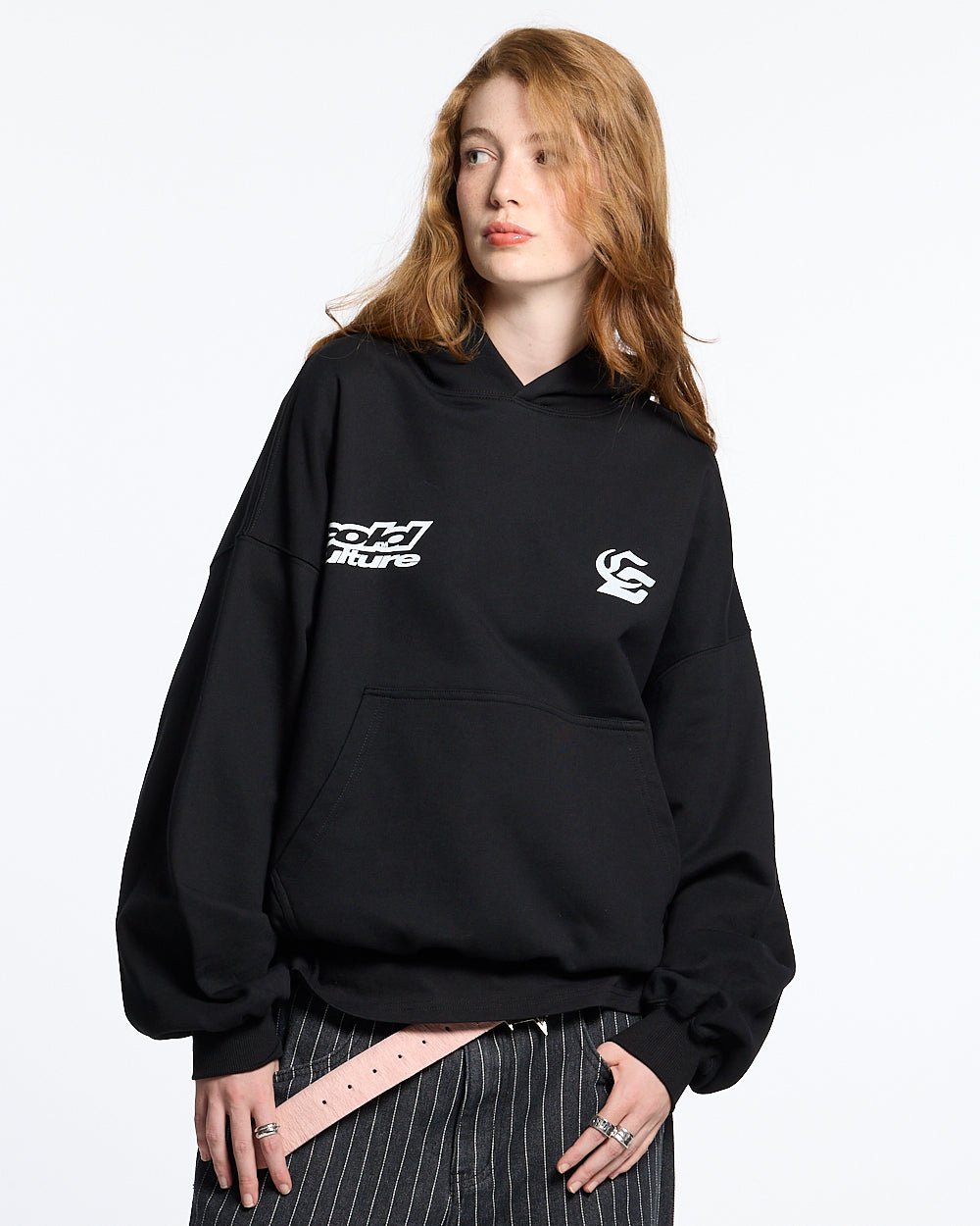 DRIVING MIRROR HOODIE BLACK - COLD CULTURE