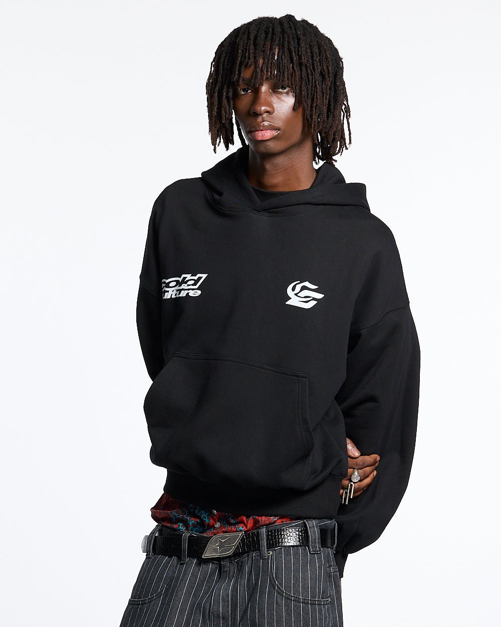 DRIVING MIRROR HOODIE BLACK - COLD CULTURE