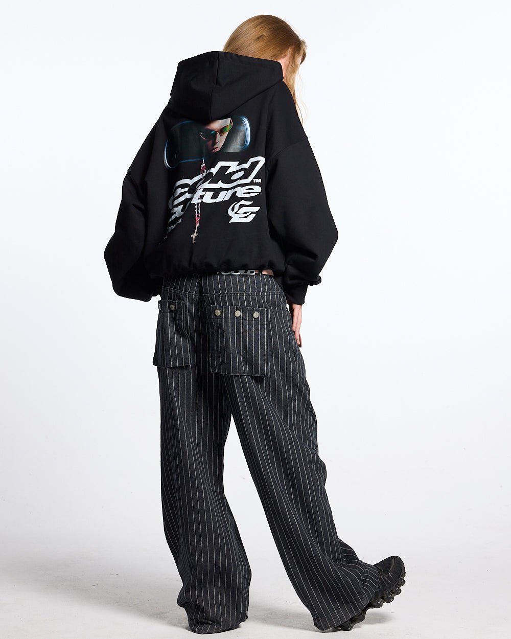 DRIVING MIRROR HOODIE BLACK - COLD CULTURE