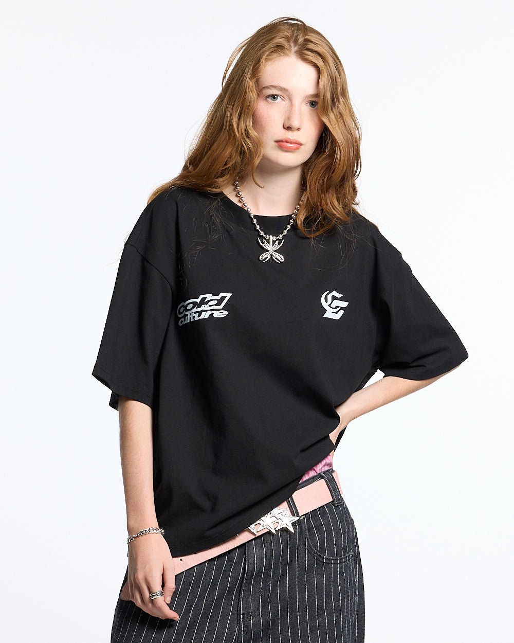 DRIVING MIRROR TEE BLACK - COLD CULTURE