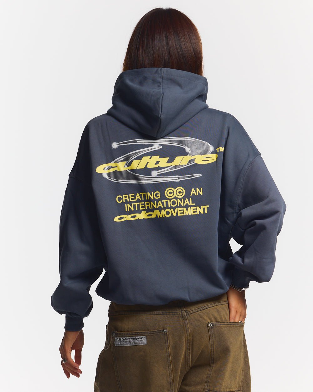 DYNAMIC HOODIE DARK BLUE - COLD CULTURE #woman