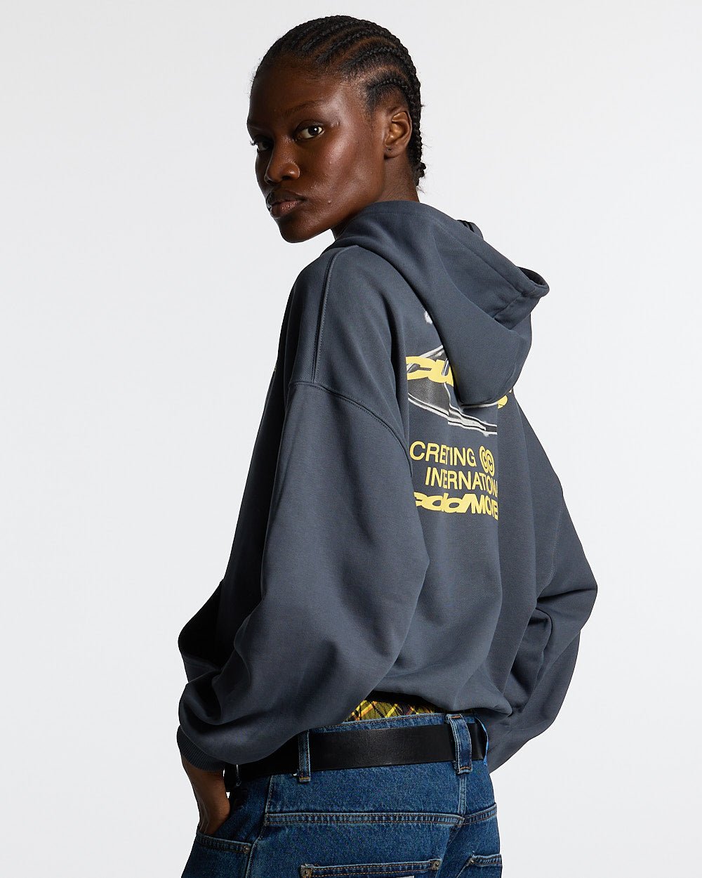 DYNAMIC HOODIE DARK BLUE - COLD CULTURE