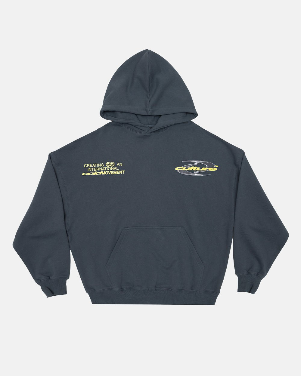 DYNAMIC HOODIE DARK BLUE - COLD CULTURE
