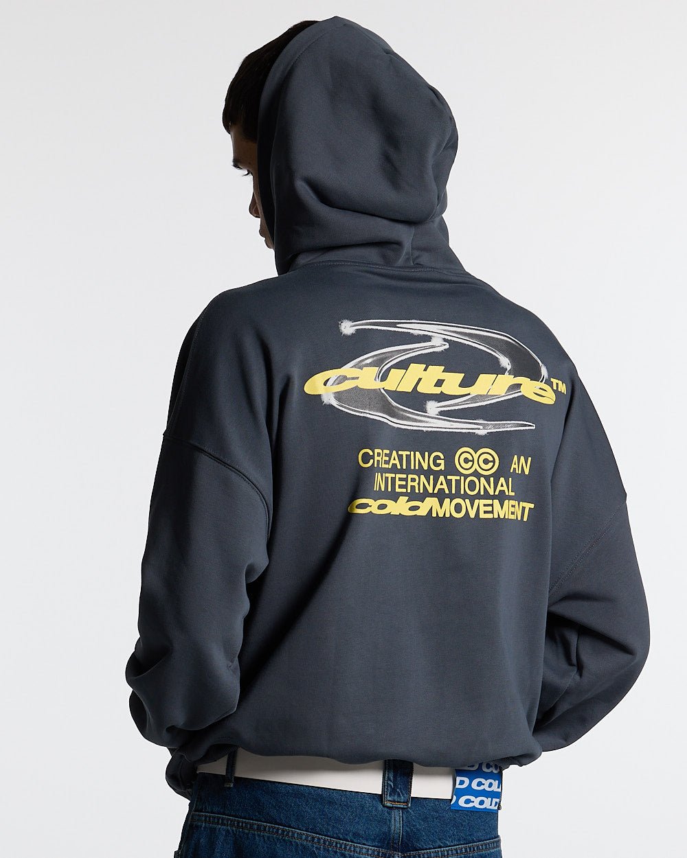 DYNAMIC HOODIE DARK BLUE - COLD CULTURE