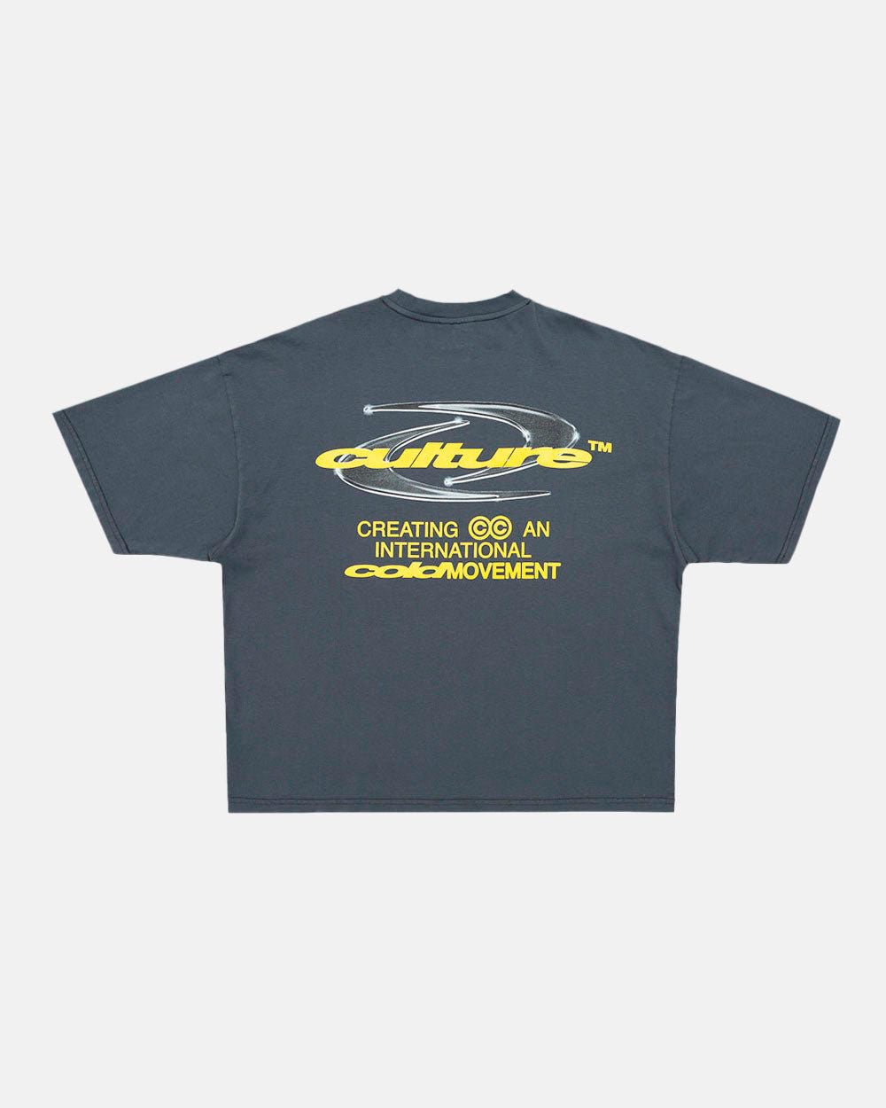 DYNAMIC TEE DARK BLUE - Cold Culture