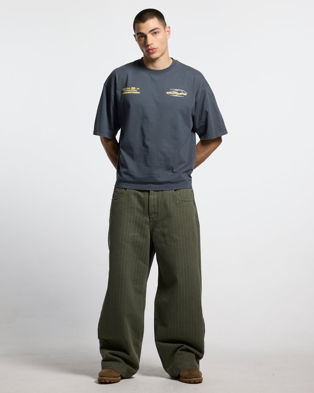 DYNAMIC TEE DARK BLUE - Cold Culture