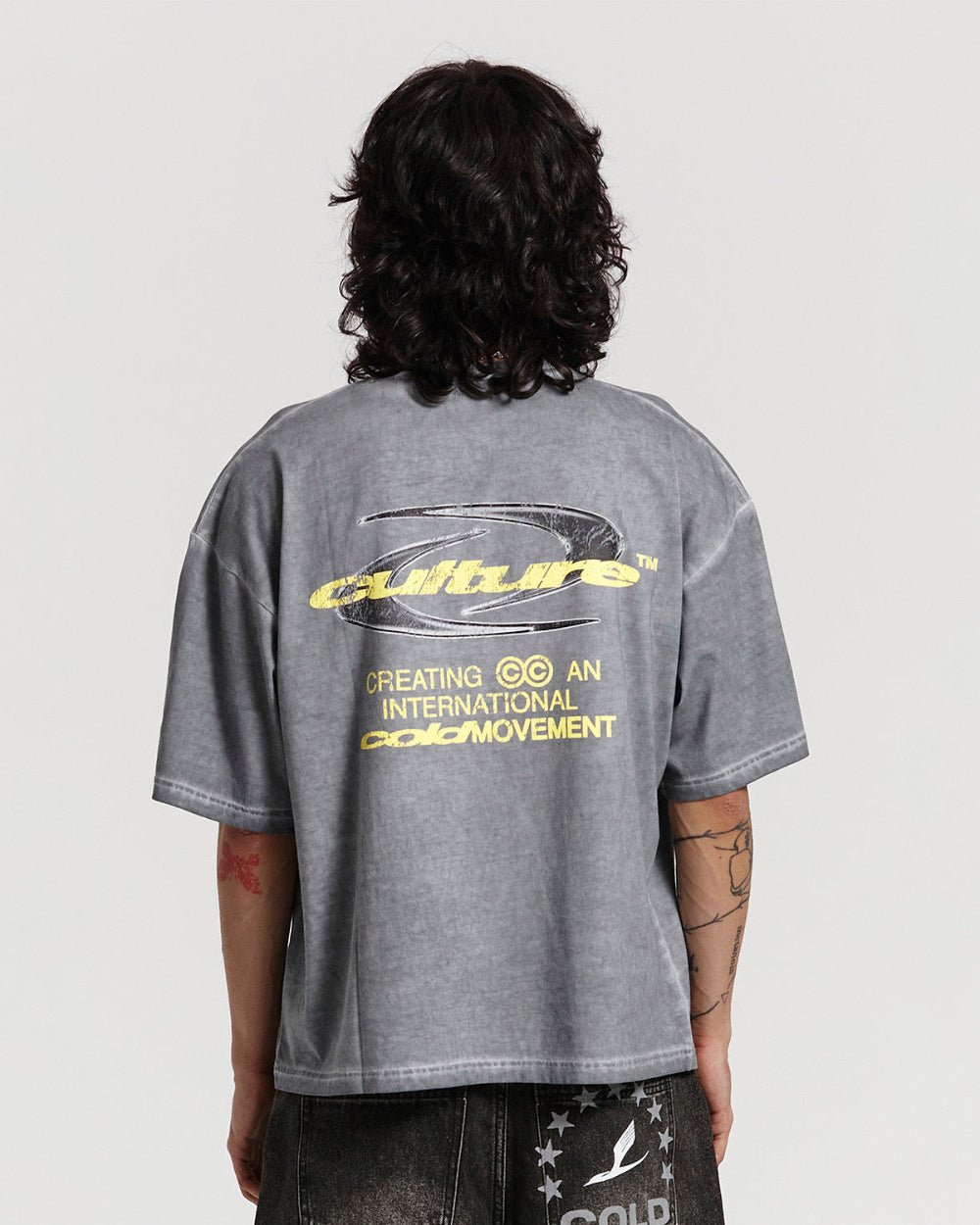 DYNAMIC TEE DYED MID BLUE - COLD CULTURE