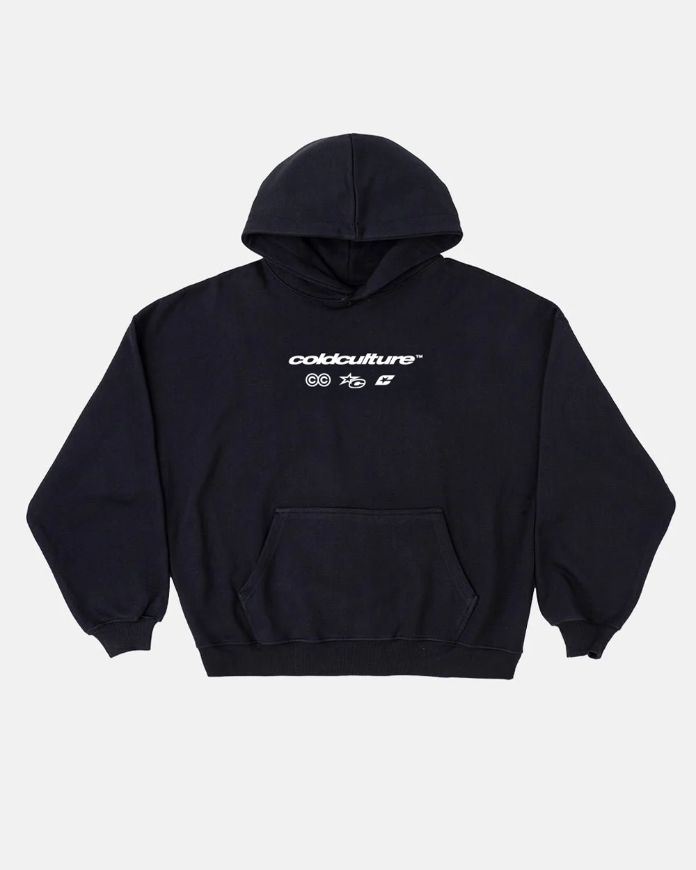ELECTRIC SHINE HOODIE BLACK - COLD CULTURE