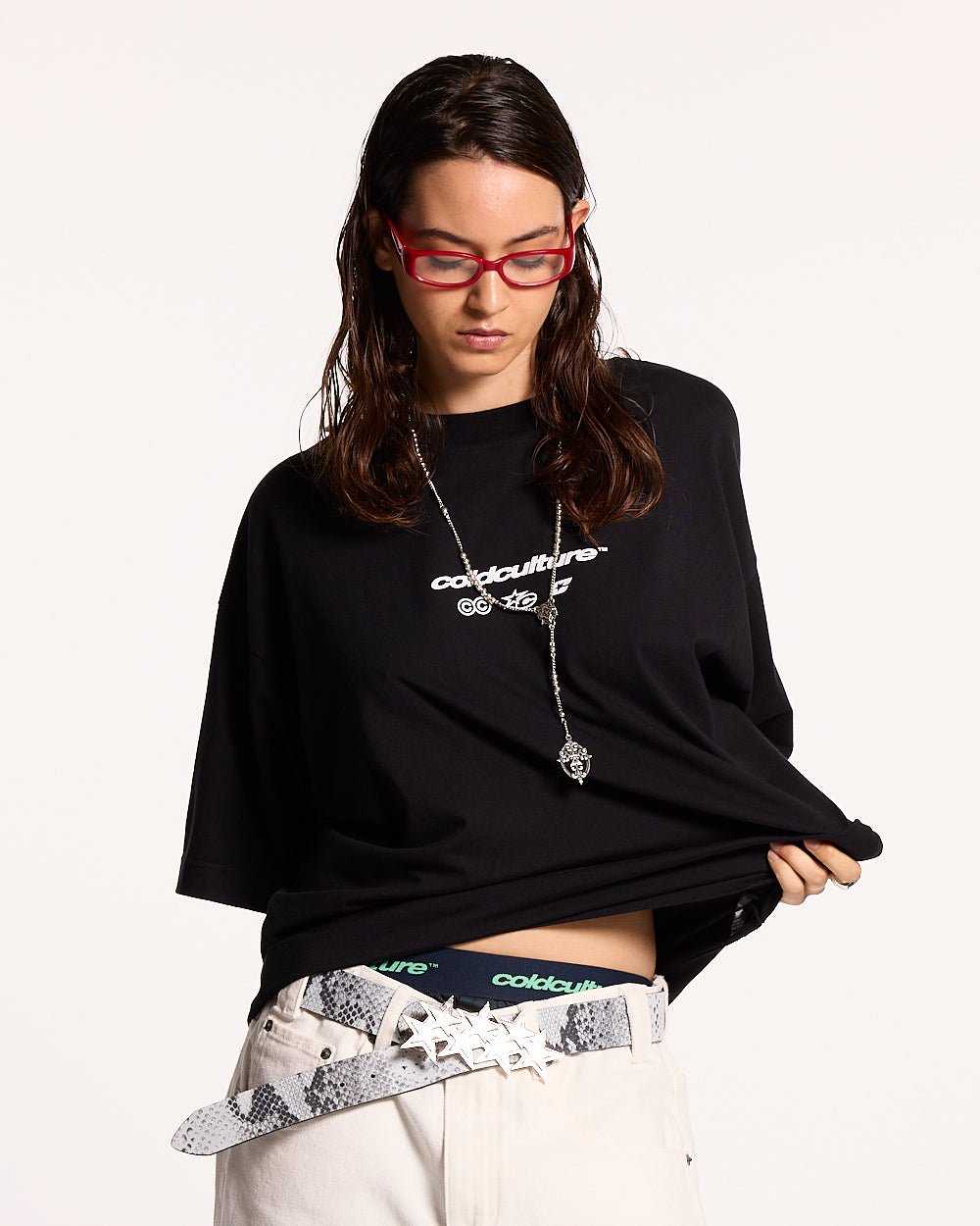 ELECTRIC SHINE TEE BLACK - COLD CULTURE