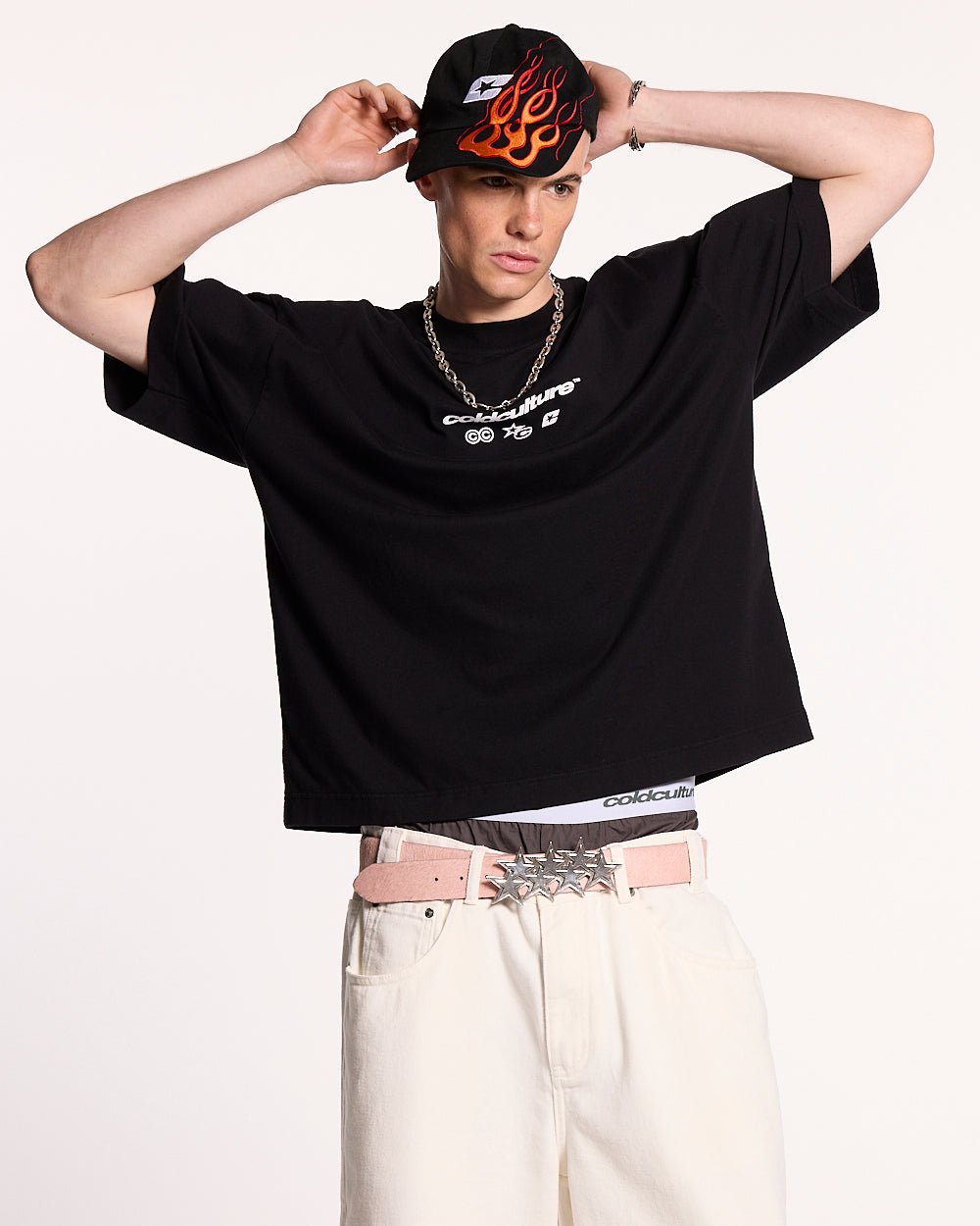 ELECTRIC SHINE TEE BLACK - COLD CULTURE