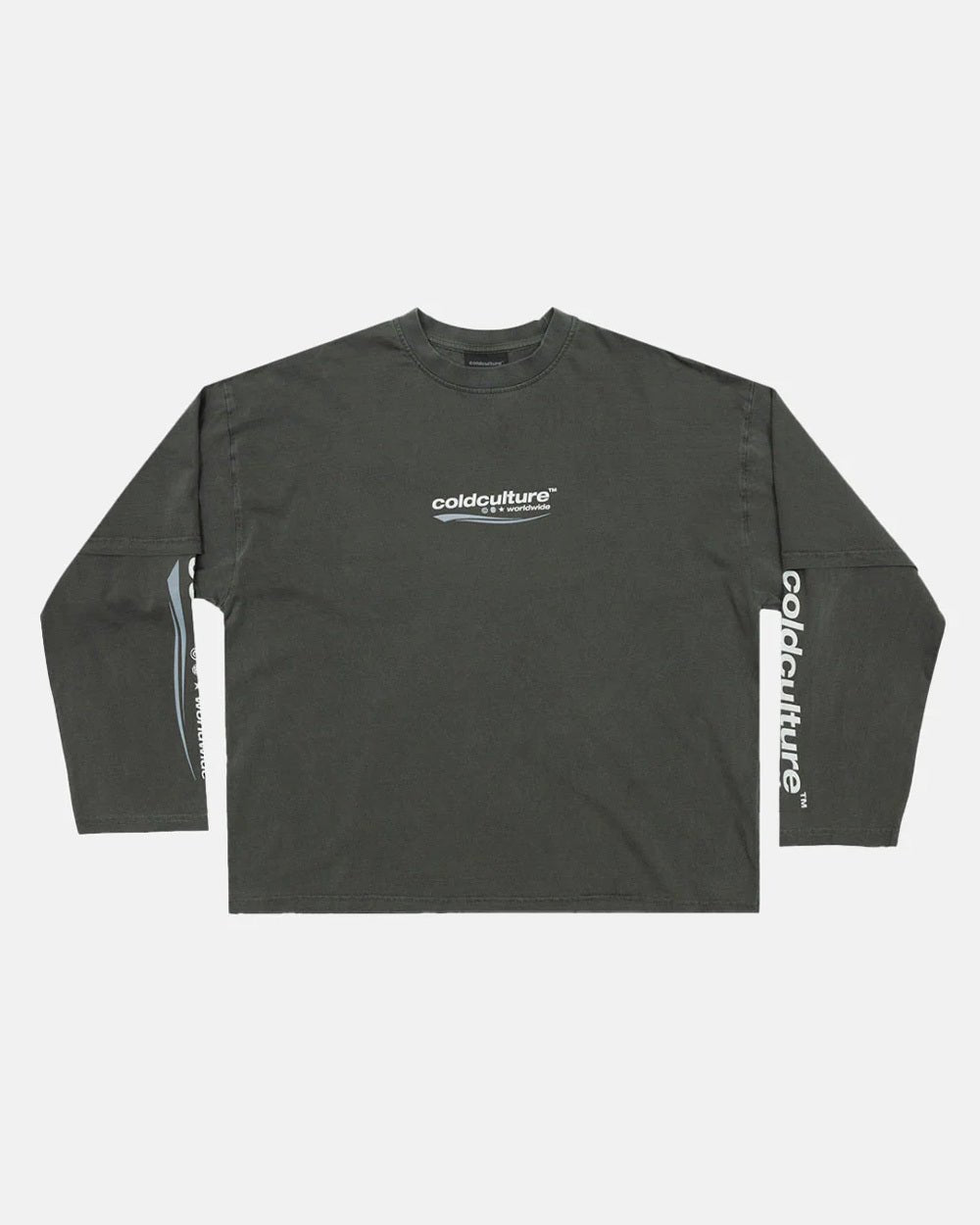 ENTERPRISE LONGSLEEVE TEE GREY - COLD CULTURE
