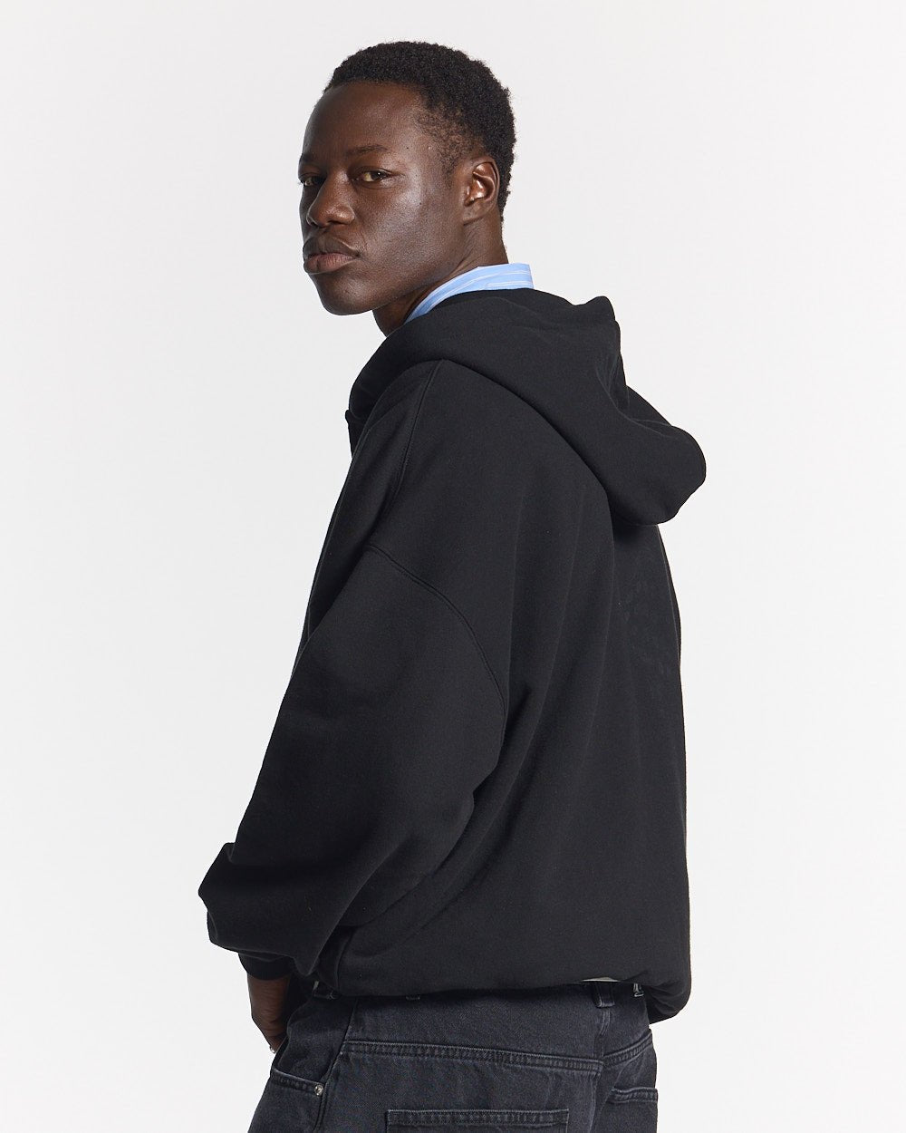 ENTERPRISE ZIP HOODIE BLACK - COLD CULTURE