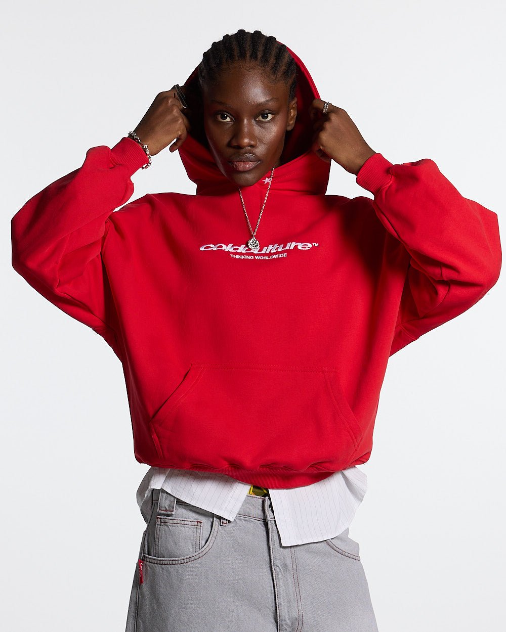 ESSENTIAL HOODIE ASTORATH RED - COLD CULTURE
