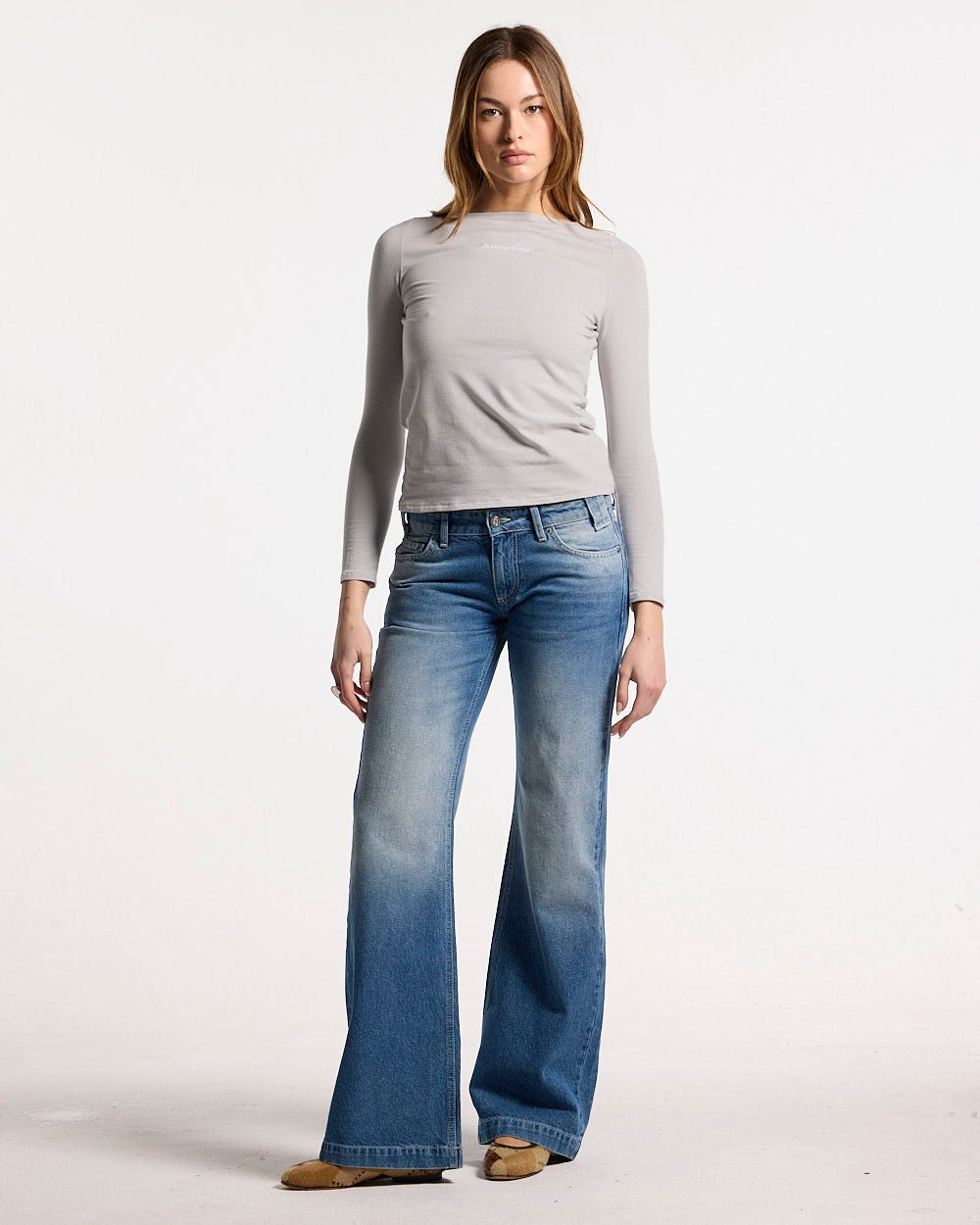 ESSENTIAL LONGSLEEVE TEE GREY - Cold Culture