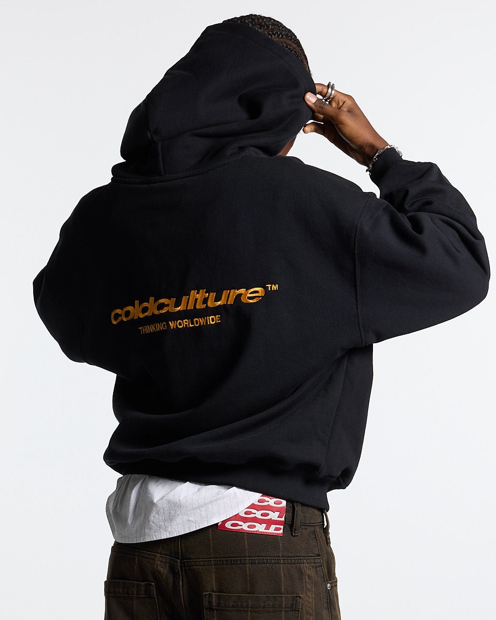ESSENTIAL ZIP HOODIE MOONLESS NIGHT GREY - COLD CULTURE