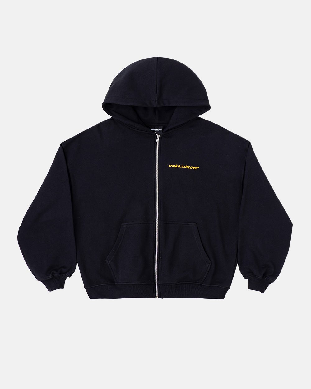 ESSENTIAL ZIP HOODIE MOONLESS NIGHT GREY - COLD CULTURE