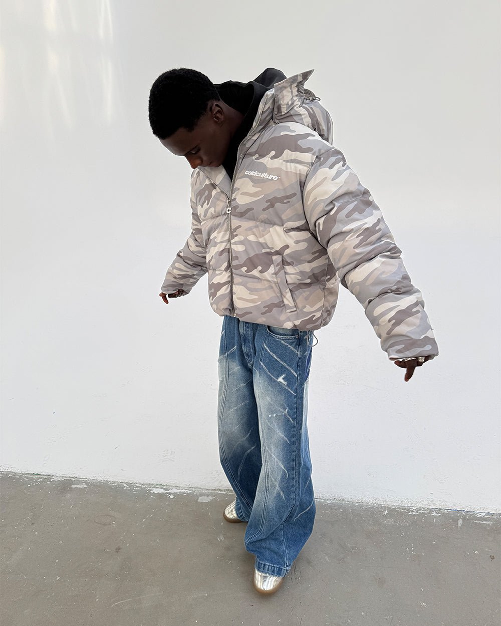 EVERYDAY PUFFER GRAY CAMO - COLD CULTURE