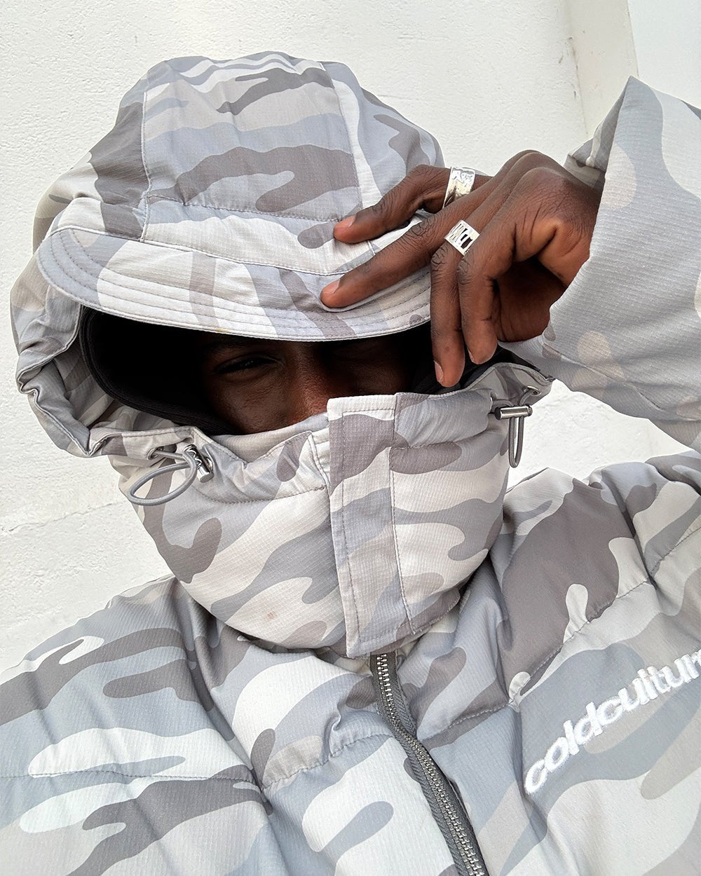 EVERYDAY PUFFER GRAY CAMO - COLD CULTURE