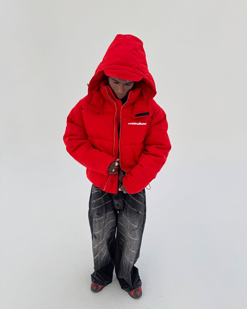 EVERYDAY PUFFER RED - COLD CULTURE