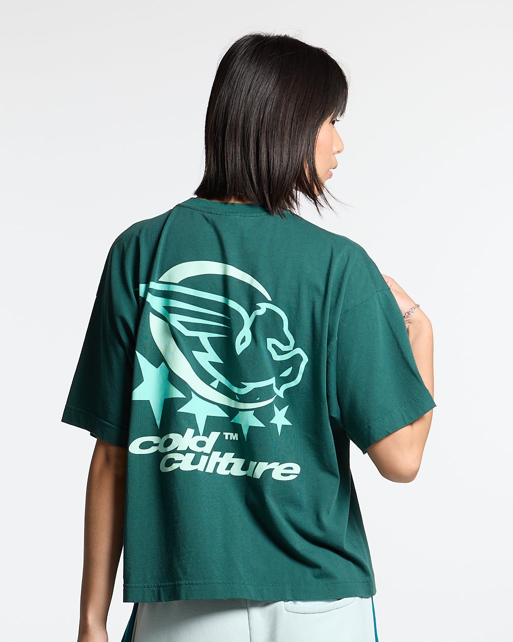 EXPLORE MORE TEE JUNE BUG GREEN - COLD CULTURE #woman