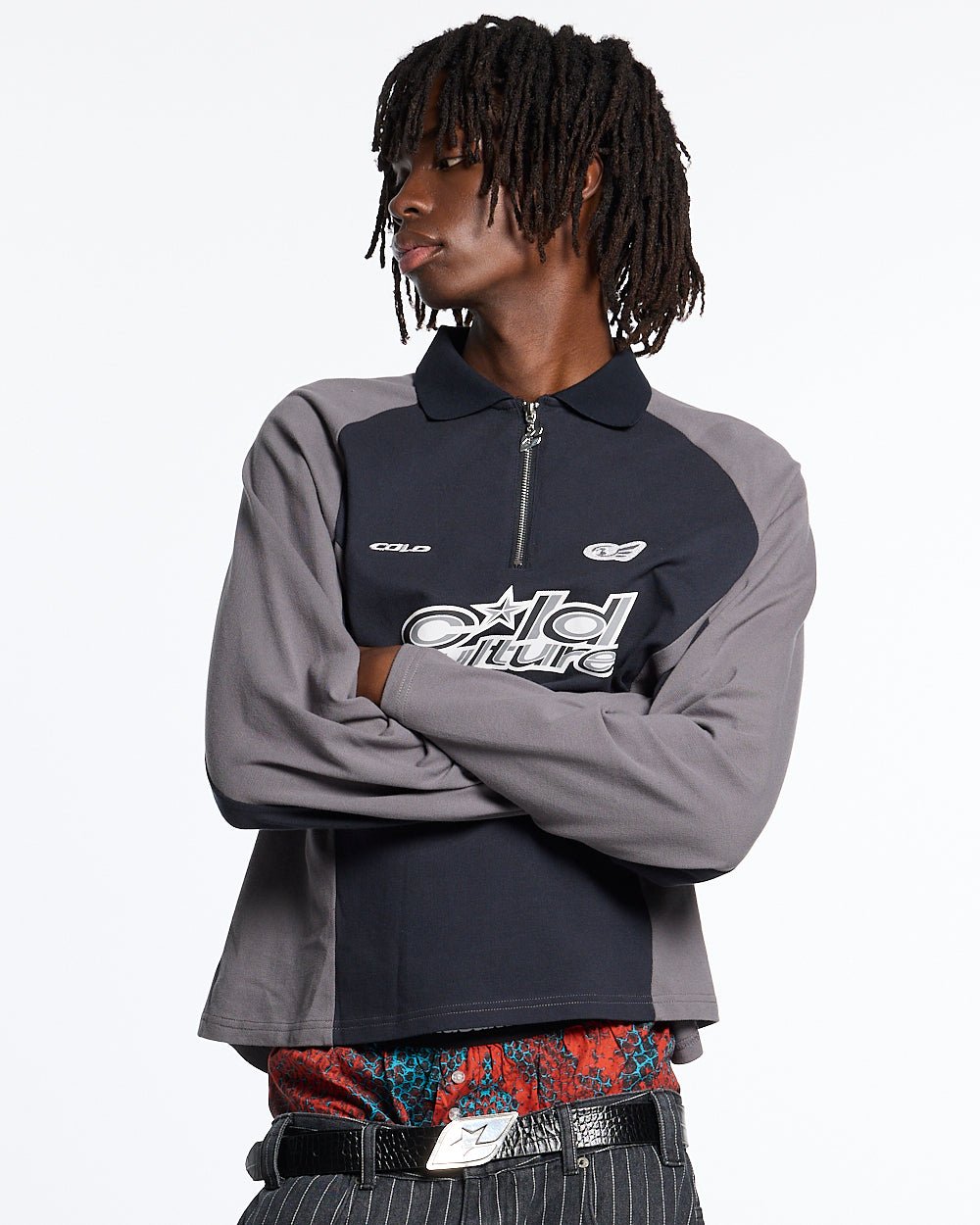 EXTREME POLO LONGSLEEVE GREY - COLD CULTURE #man