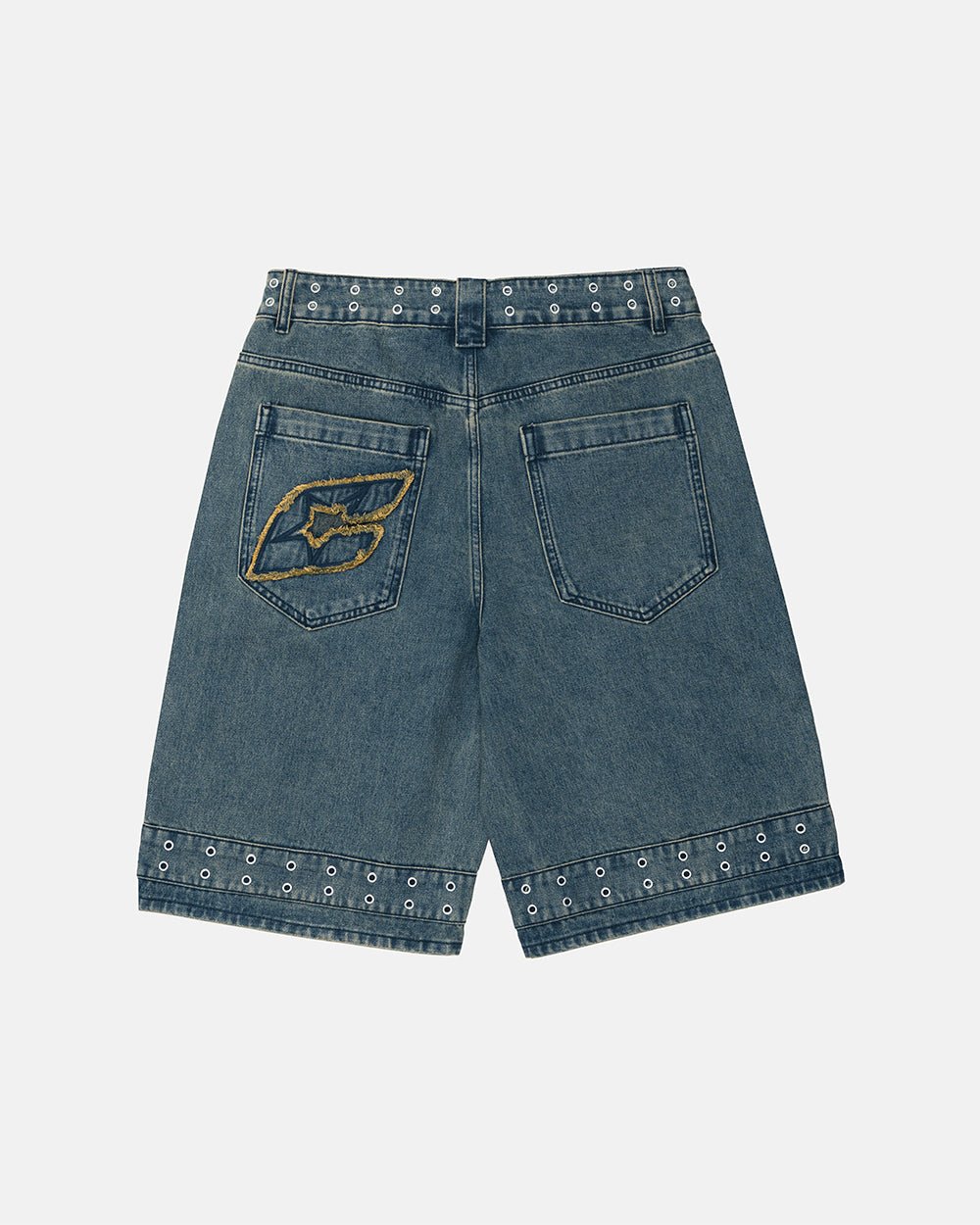 EYELET V2 SHORT DENIM - Cold Culture