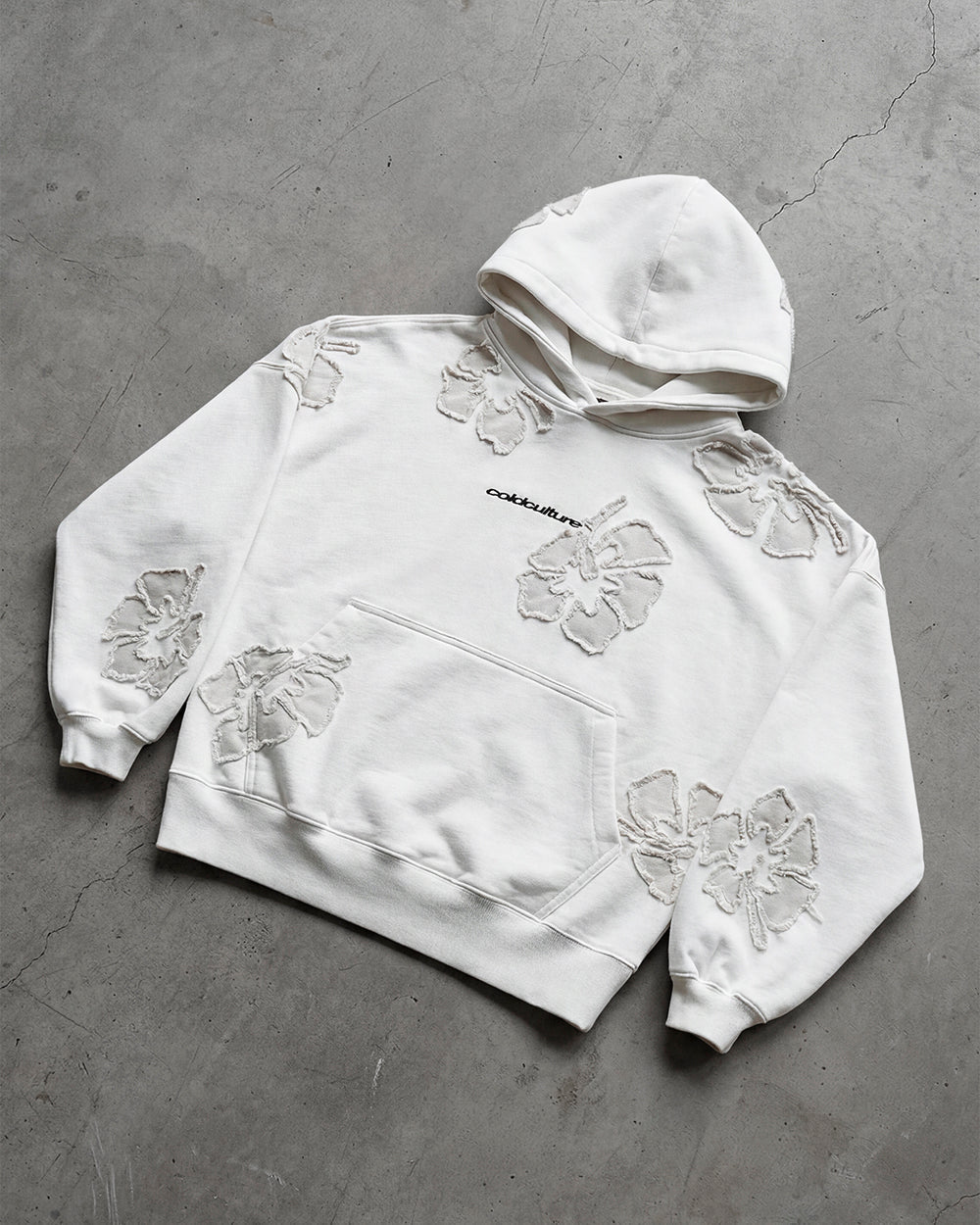 FAKE LOVE HOODIE GREY - Cold Culture