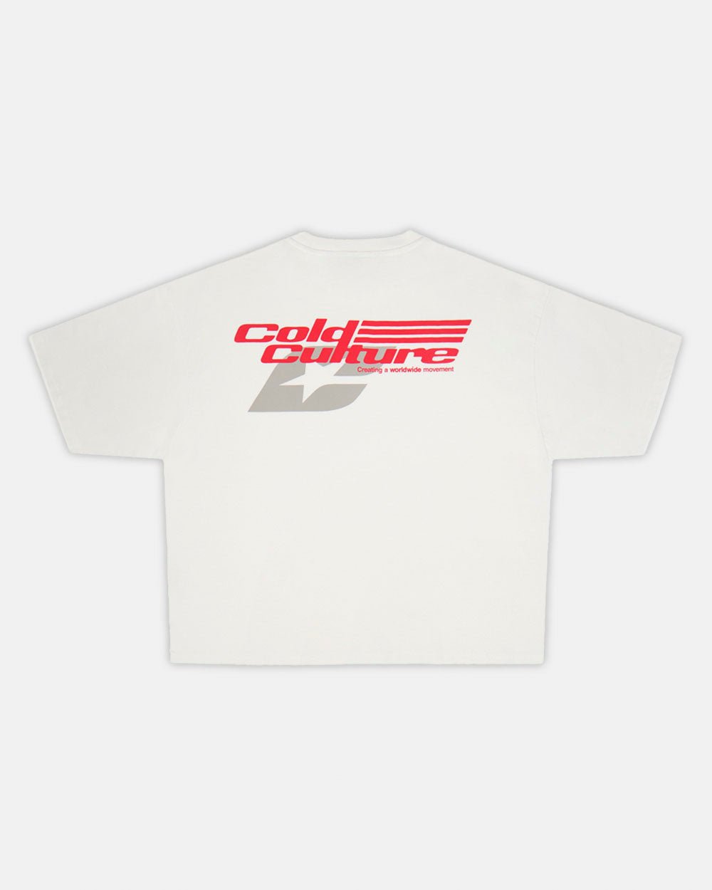 FEAST TEE WISPY CLOUDS GREY - COLD CULTURE