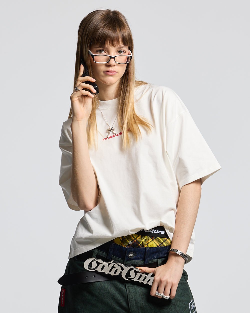 FEAST TEE WISPY CLOUDS GREY - COLD CULTURE