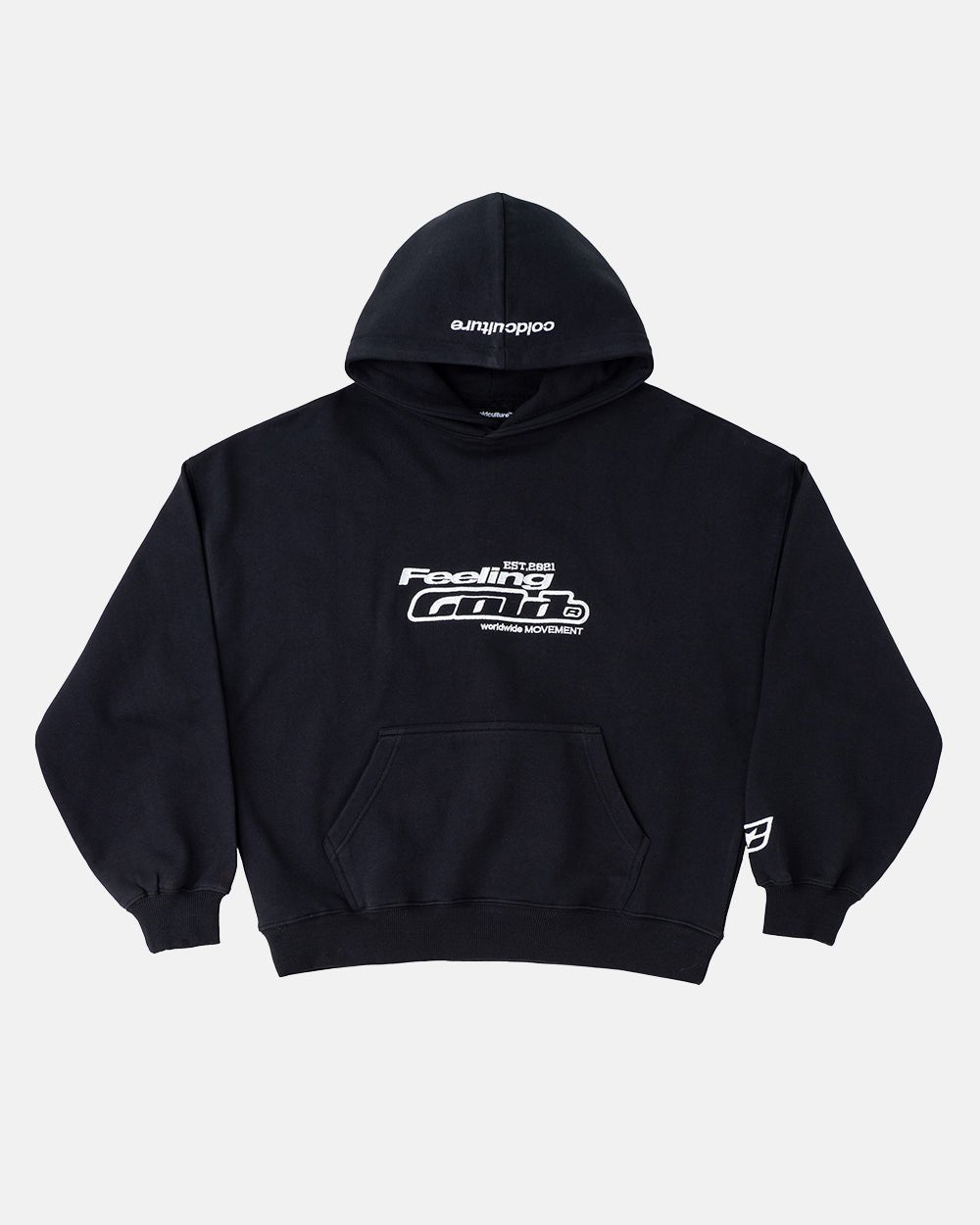 FEELING GOOD TODAY HOODIE BLACK - COLD CULTURE