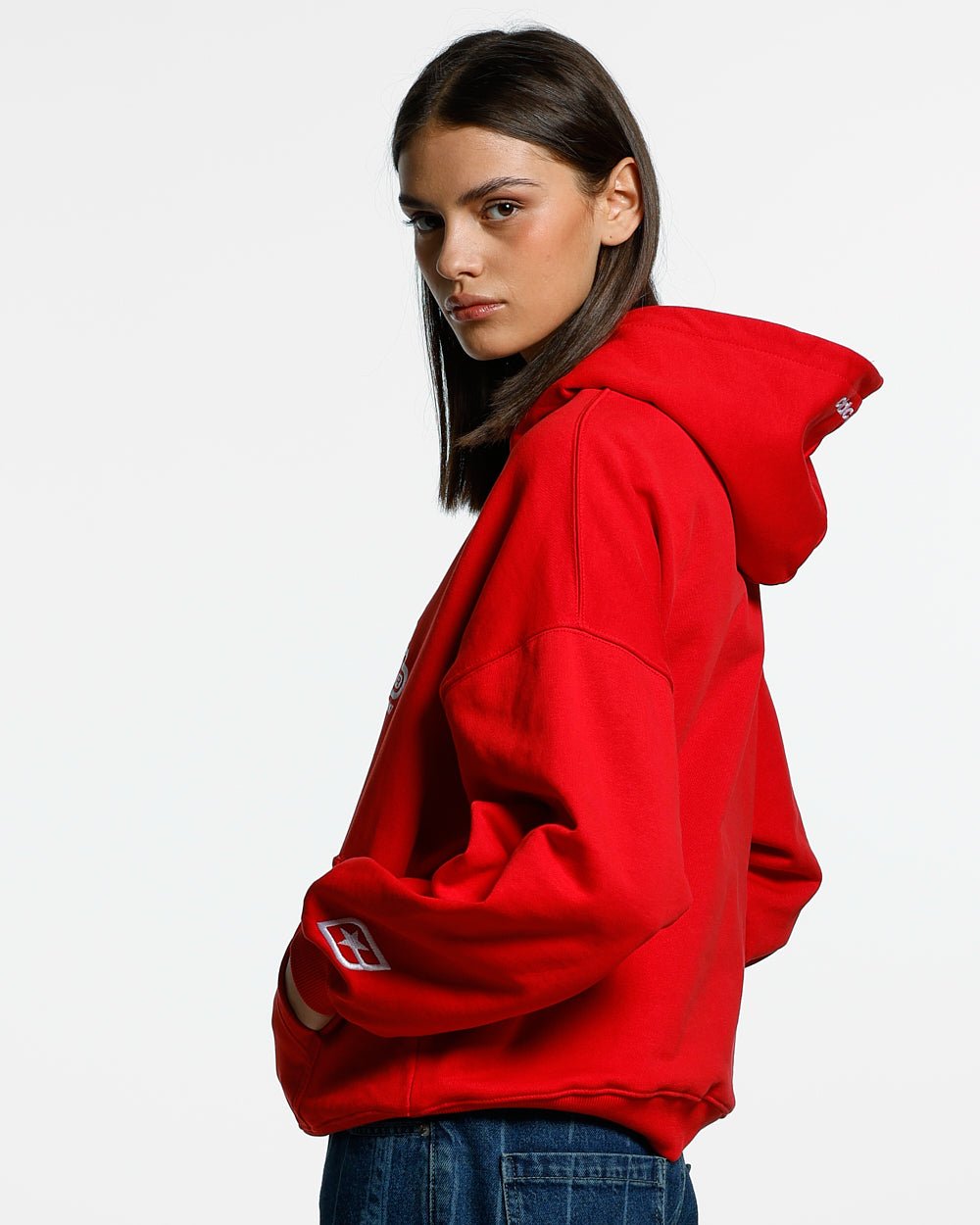 FEELING GOOD TODAY HOODIE WARM RED - COLD CULTURE