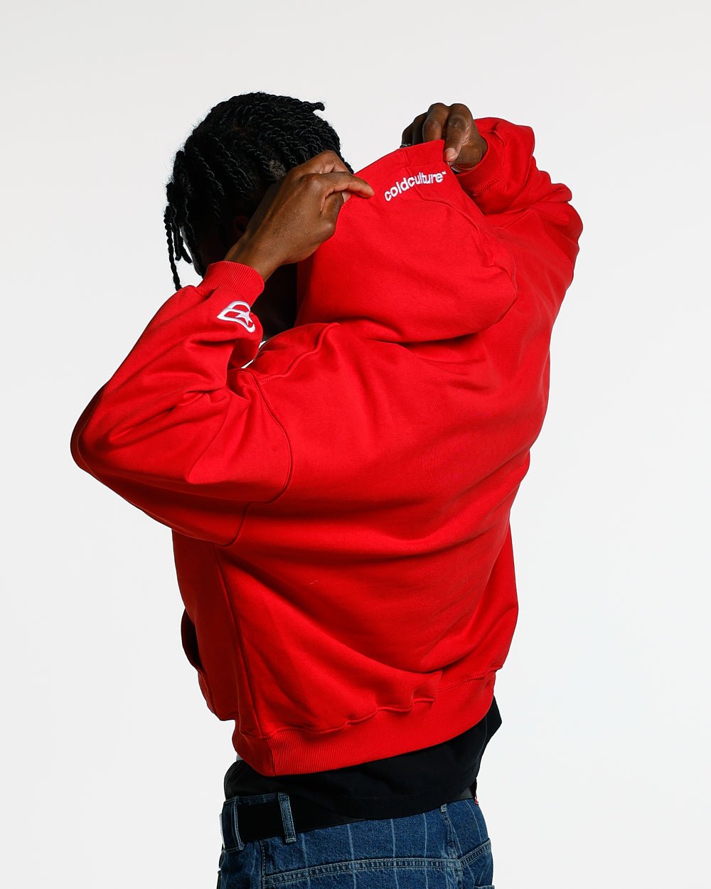 FEELING GOOD TODAY HOODIE WARM RED - COLD CULTURE