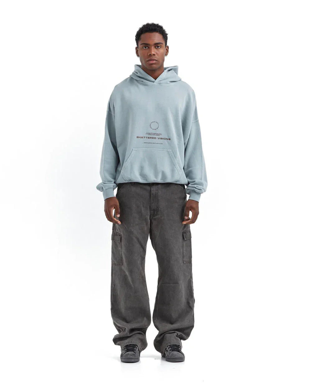 FILM CREW HOODIE SMOKEY BLUE