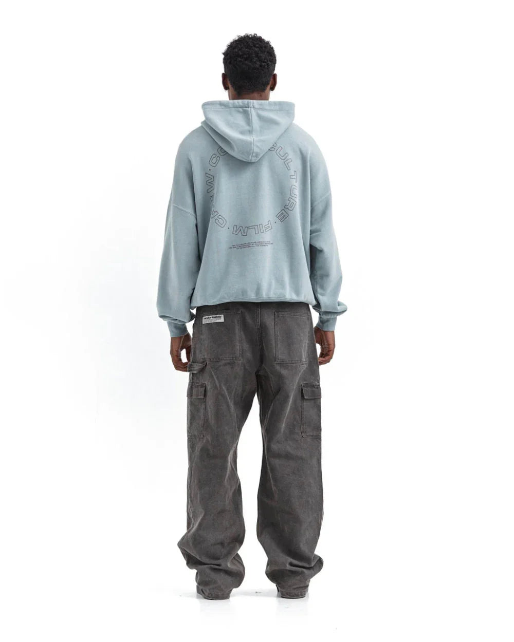 FILM CREW HOODIE SMOKEY BLUE