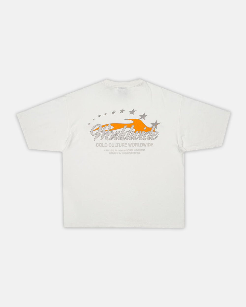 FLAME TEE IVORY WHITE - COLD CULTURE