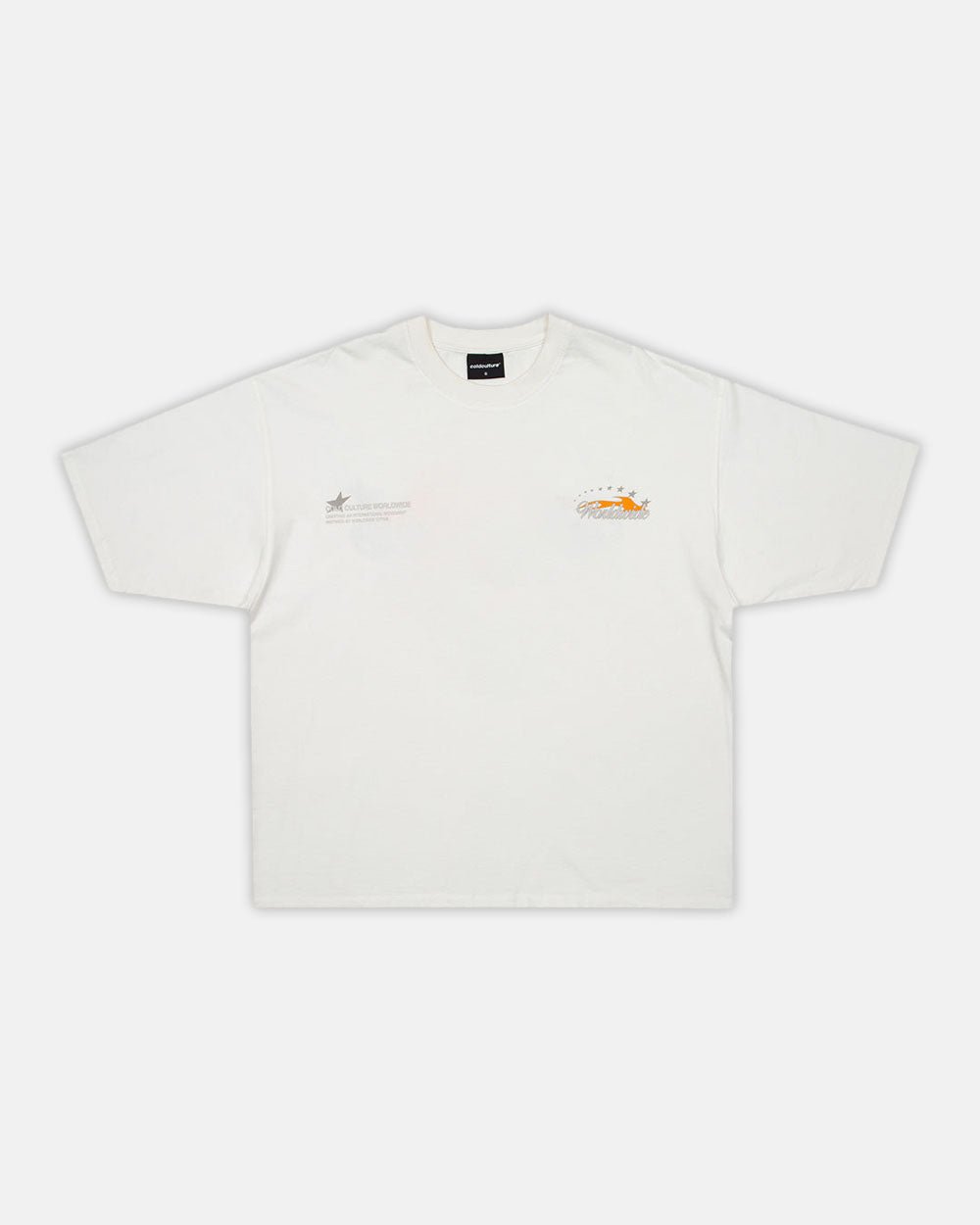 FLAME TEE IVORY WHITE - COLD CULTURE