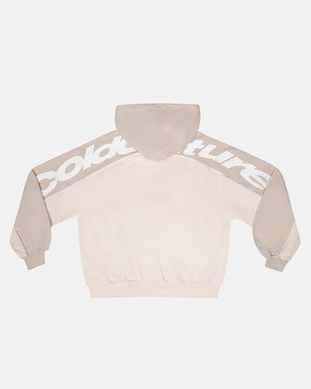 FLESH ZIP HOODIE BEIGE
