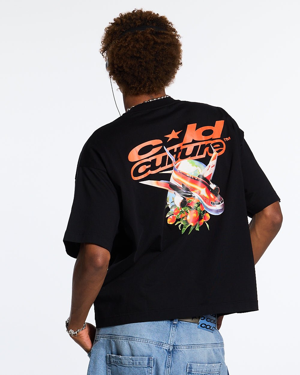 FLIGHT PATH TEE BLACK - COLD CULTURE