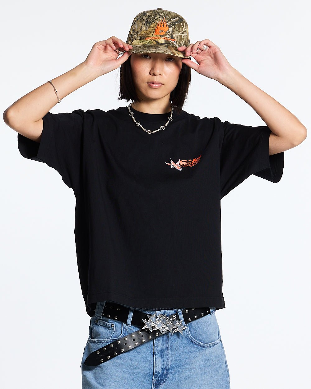 FLIGHT PATH TEE BLACK - COLD CULTURE