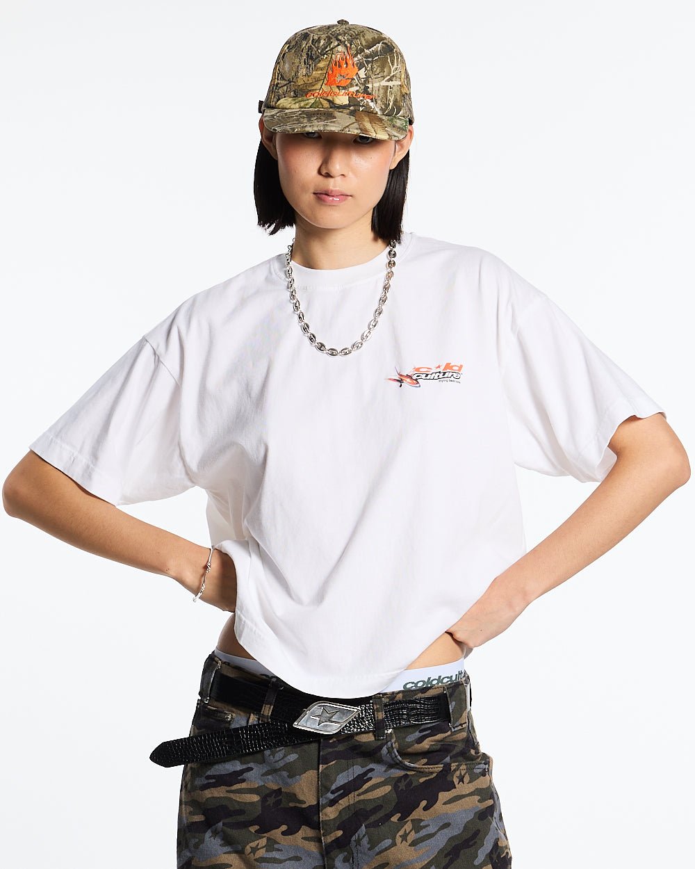 FLIGHT PATH TEE WHITE - COLD CULTURE