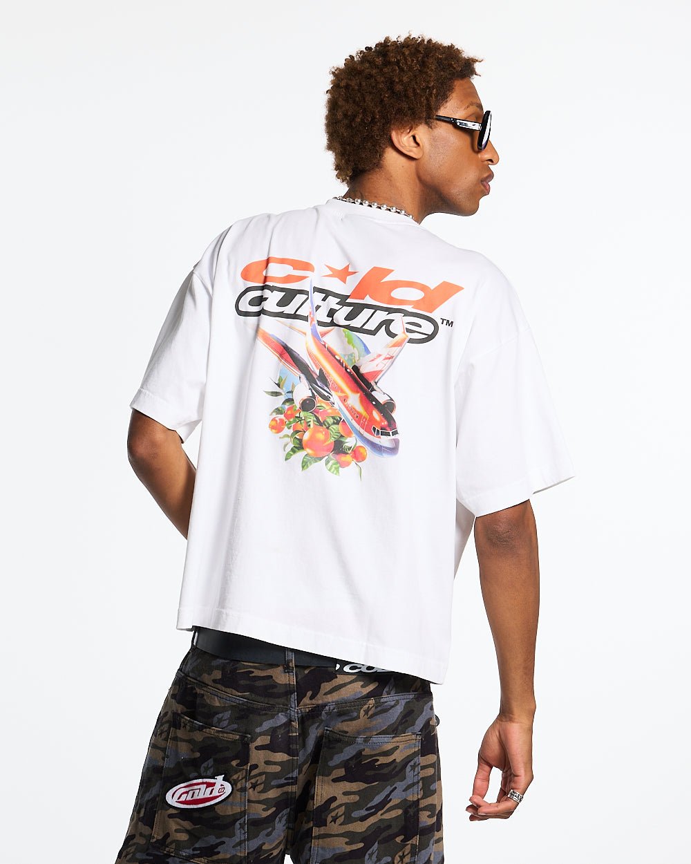 FLIGHT PATH TEE WHITE - COLD CULTURE #man