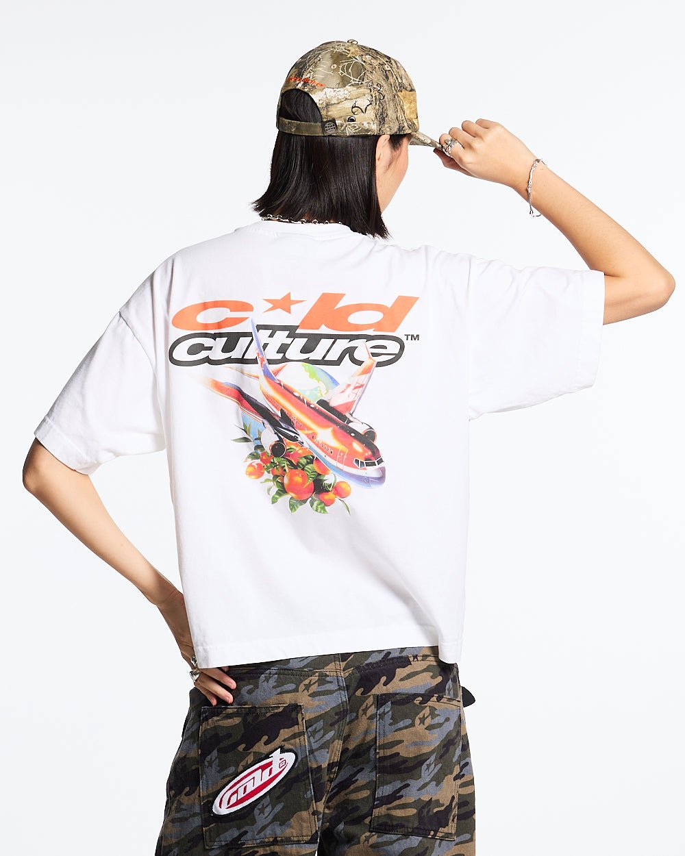 FLIGHT PATH TEE WHITE - COLD CULTURE