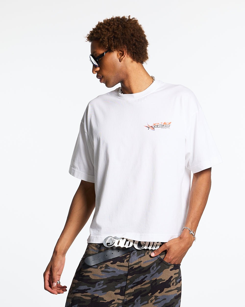 FLIGHT PATH TEE WHITE - COLD CULTURE