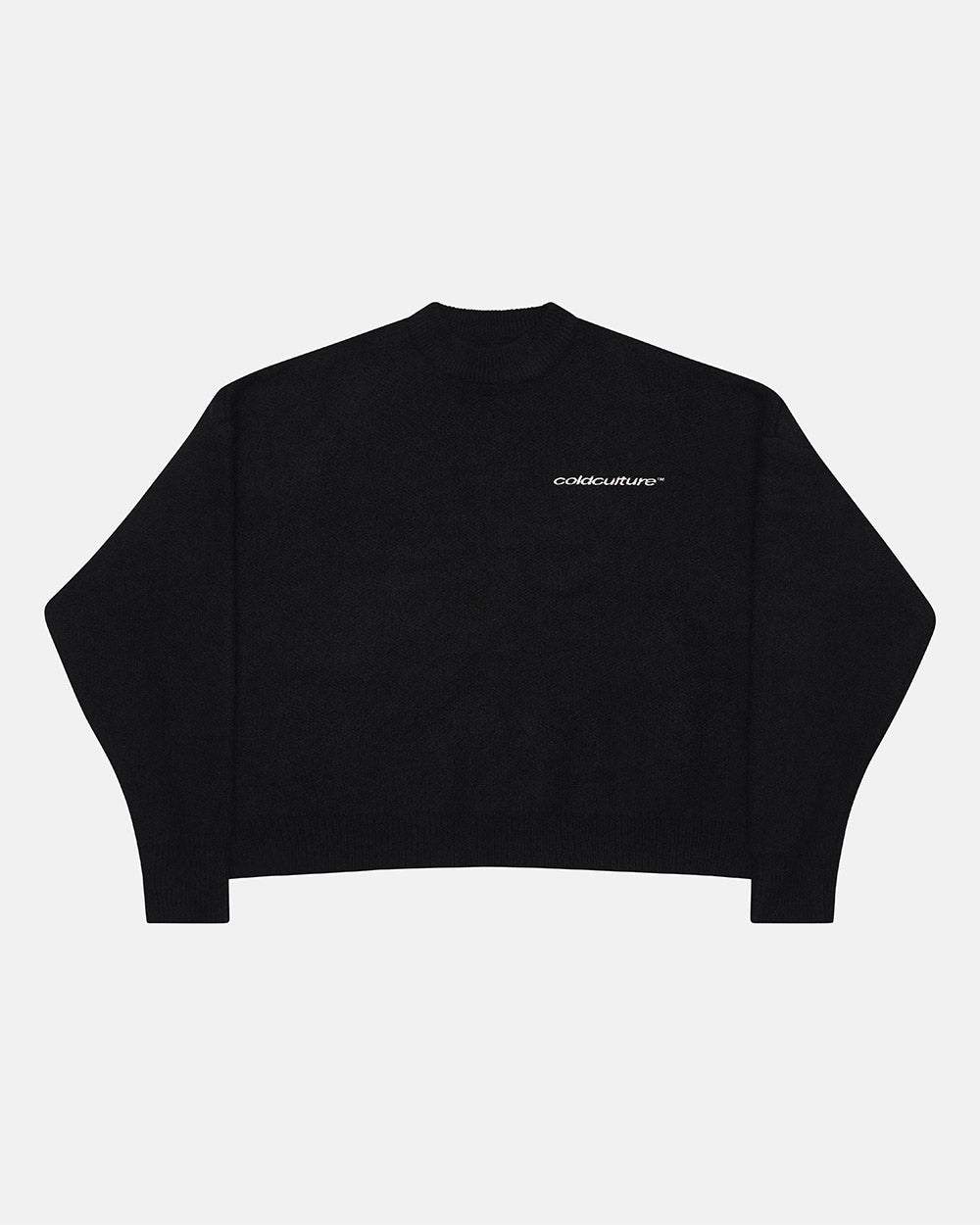 FLUFFY FUR KNIT BLACK - Cold Culture